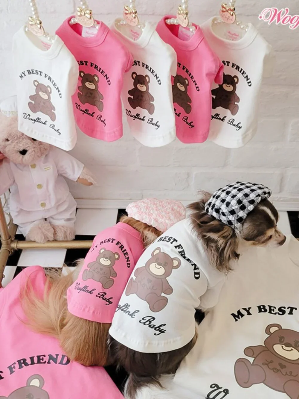 My Best Friend Tee -PINK Size 2 - Wooflink NWT!!